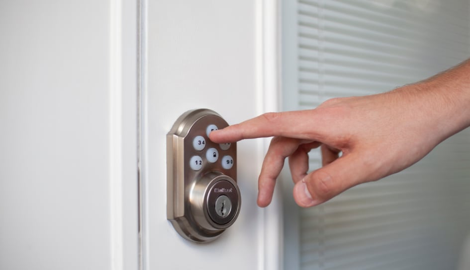 ADT smartlock on a Ogden home